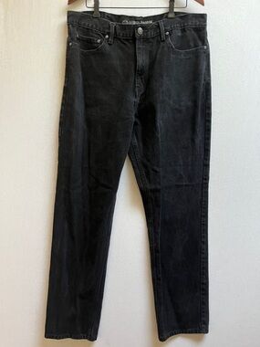 Harley-Davidson Black H-D Original Straight Leg Biker Jeans 38